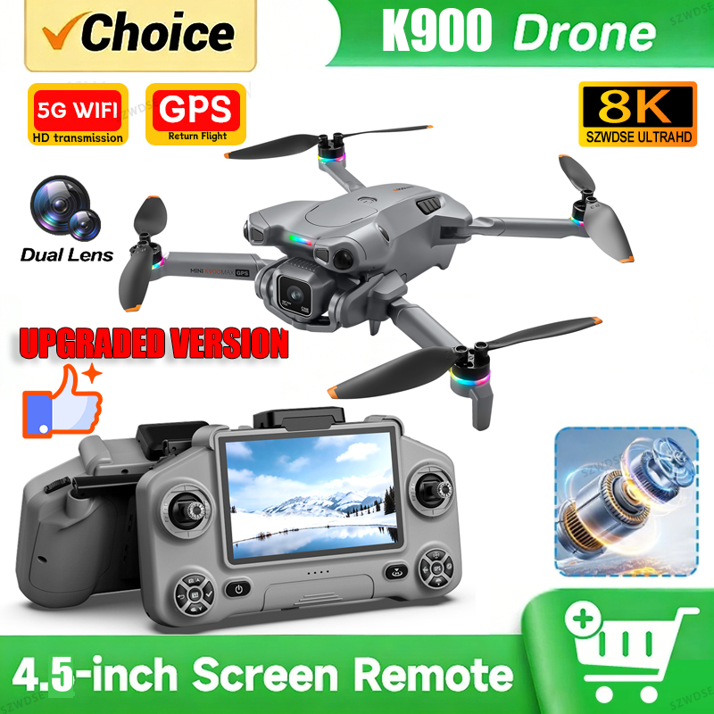 Drone Camera Night Vision - Nowy dron GPS K900 MAX z