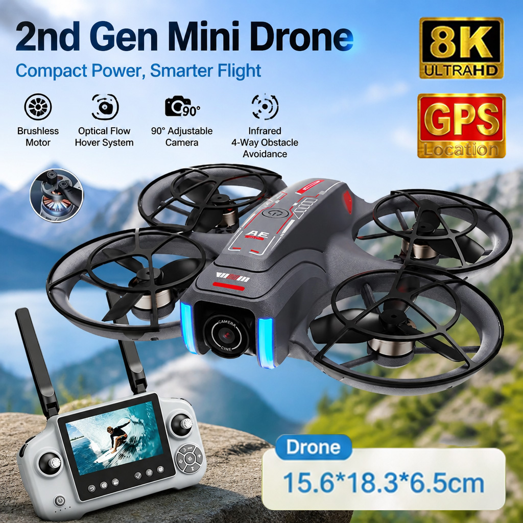 Drone Camera Night Vision - Nowy dron AE21 GPS z kamerą