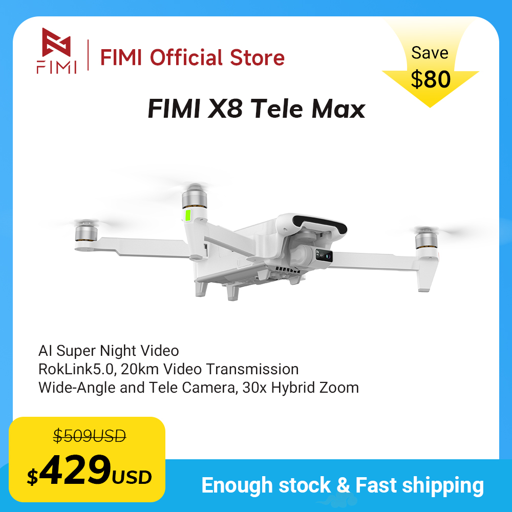 FIMI X8 Tele Max Nowy Dron z S – Drone Camera Wide Angle recenzja i cena