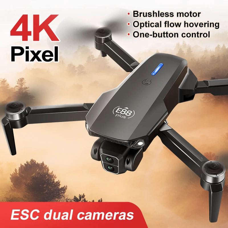 Nowy dron E88 Plus Quadcopter: – Drone Camera Hd recenzja i cena