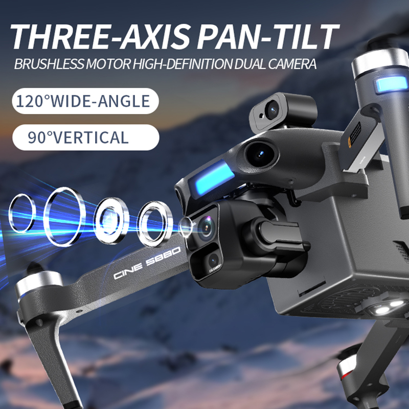 Nowy dron z podwójną kamerą 8K – Drone Camera 4K recenzja i cena
