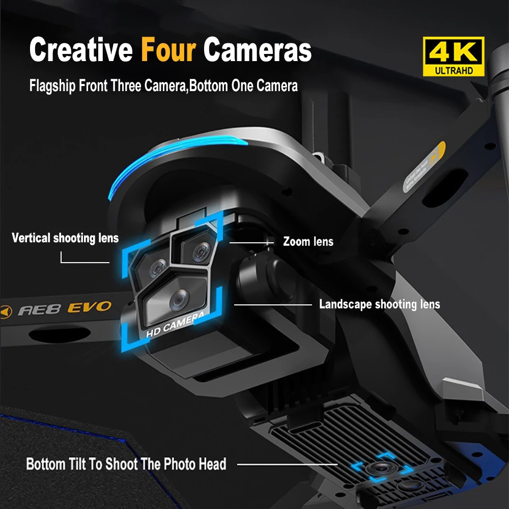 Dron AE8 EVO 4K Profesjonalny  – Drone Camera Night Vision recenzja i cena