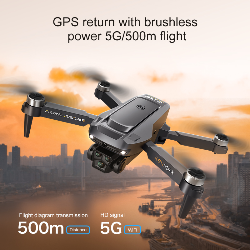 Dron K811MAX Quadcopter: Bezsz – Drone Camera 4K recenzja i cena